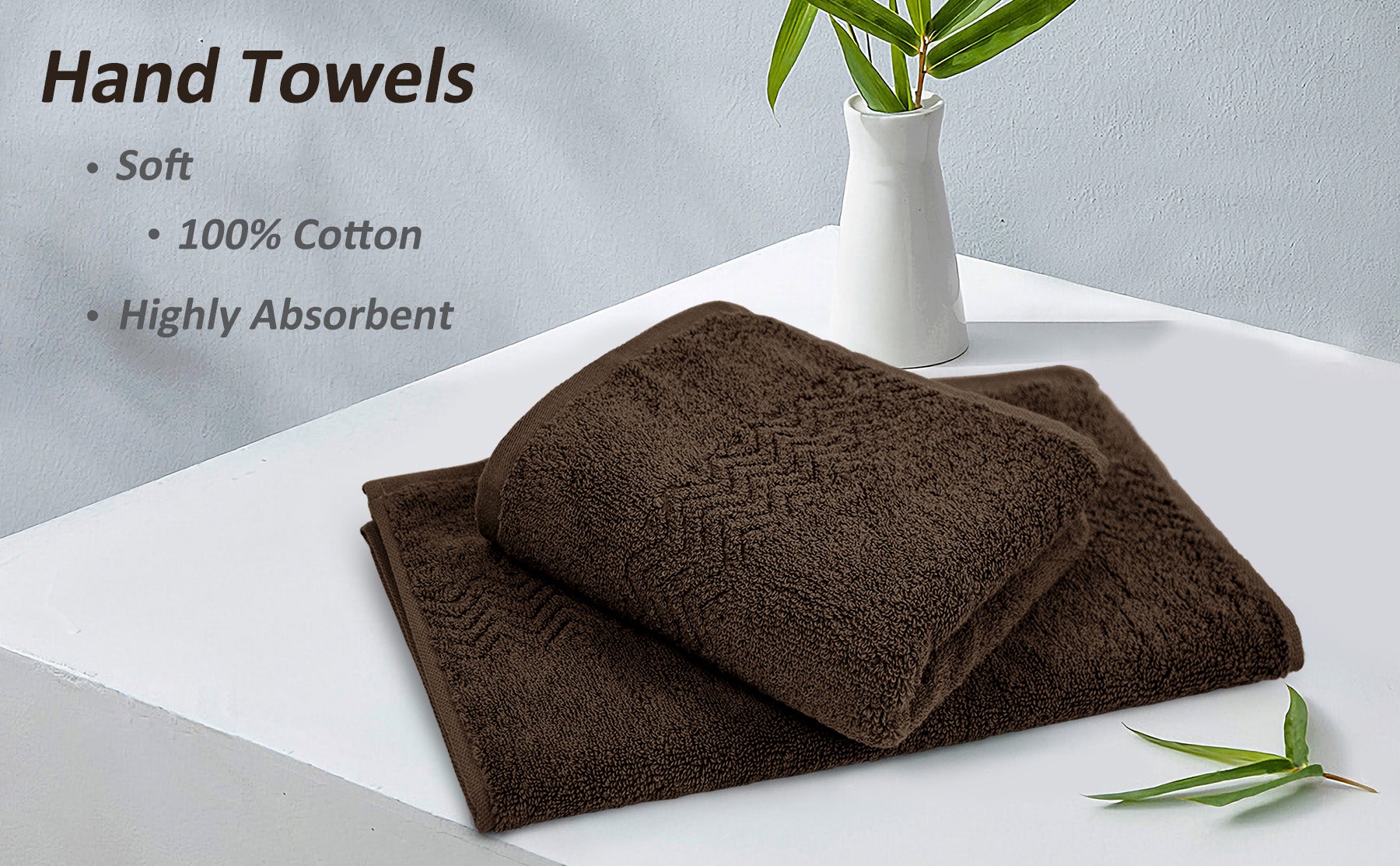 Ultra Soft Hand Towels Highly Absorbent Bathroom Hand Towels Set