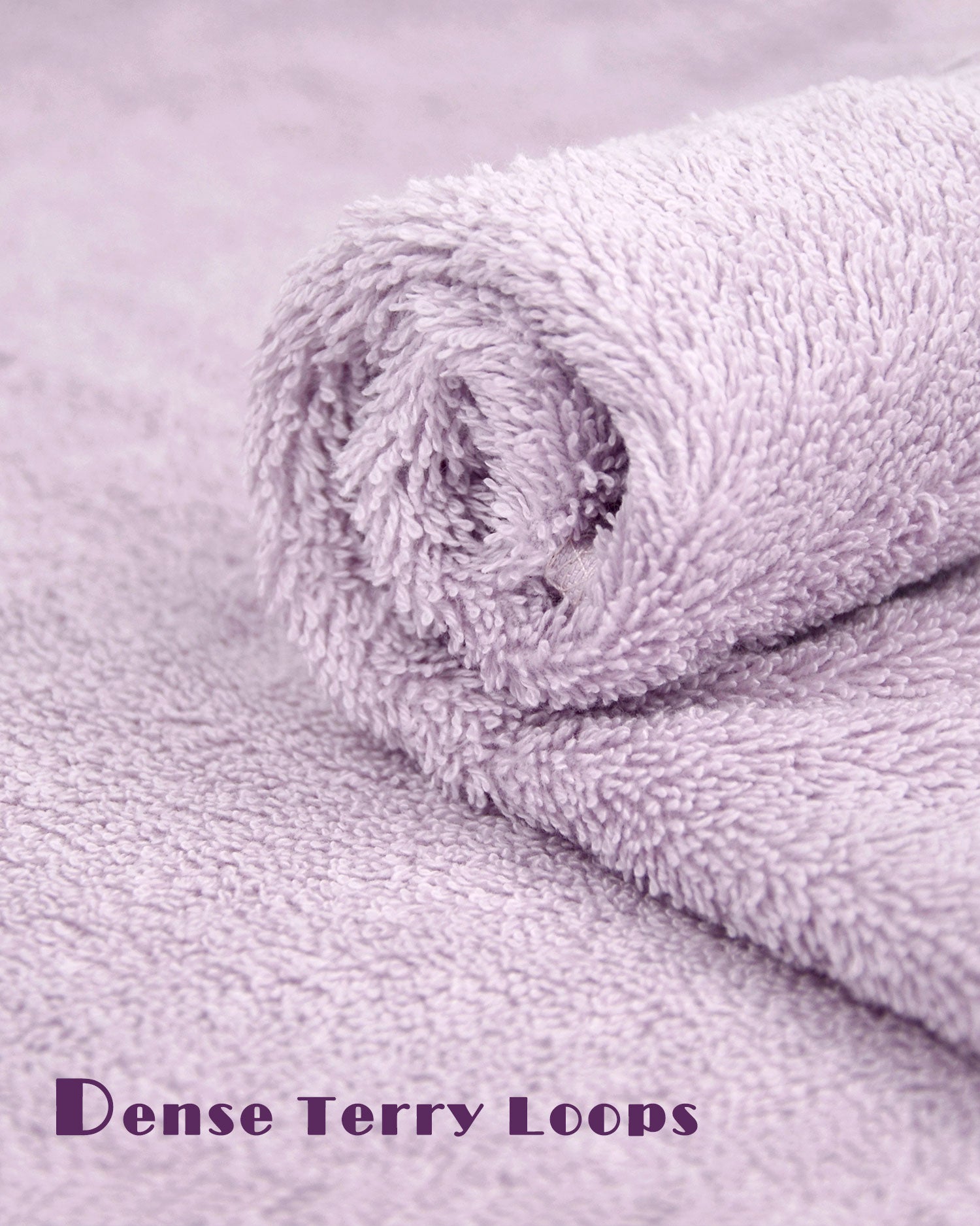 Cleanbear Bath Towels Set of 4 - 1 Bath Towel, 1 Hand Towel and 2