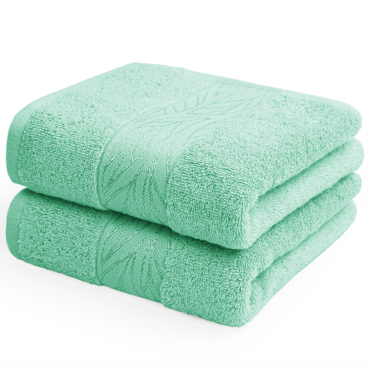 Cleanbear Cotton Hand Towel Set 6-Pack Hand Towels with Assorted Colors (13  x 29 Inches)